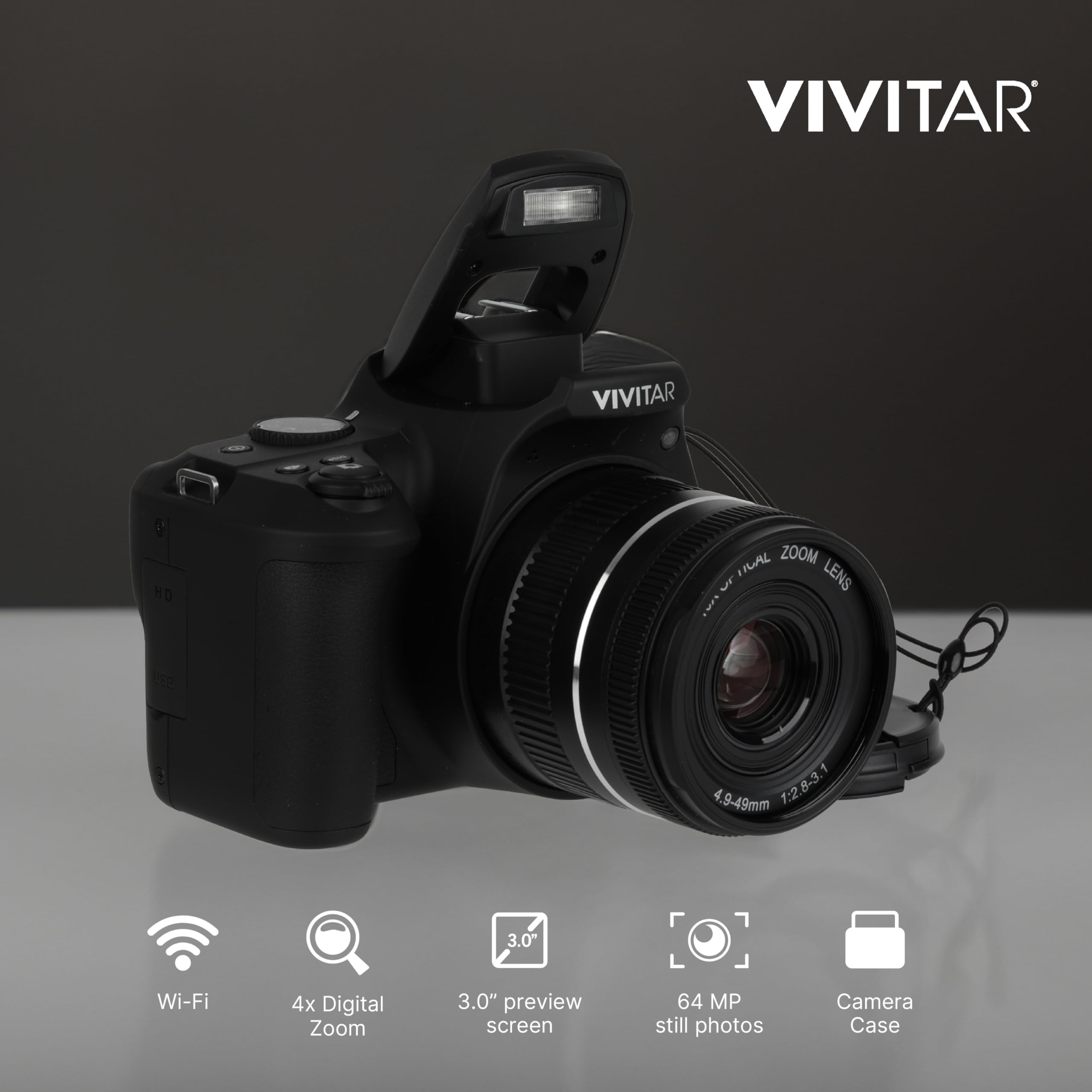 Amazon.com : 4K Digital Camera with 64 MP, 70x Optical Zoom, 3.0